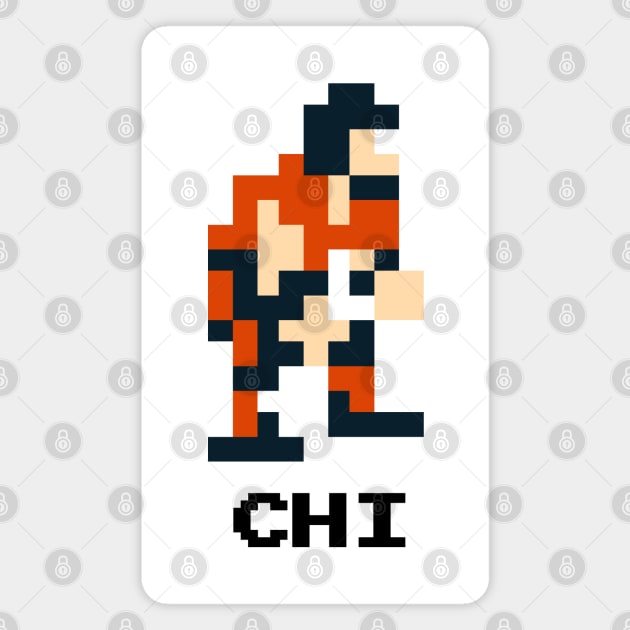 8-Bit Linebacker - Chicago Magnet by The Pixel League